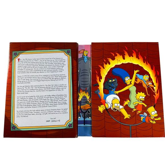 The Simpsons: The Complete Fifth Season (DVD) Collector's Edition 2004 - Picture 4 of 6